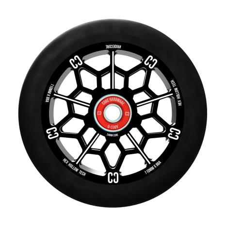 CORE Hex Hollow Stunt Scooter Wheel 110mm – Black - Pair £65.90